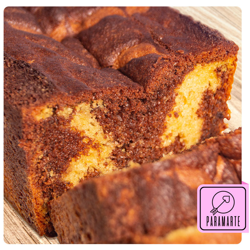 Cake Marmoleado de Café y Baileys